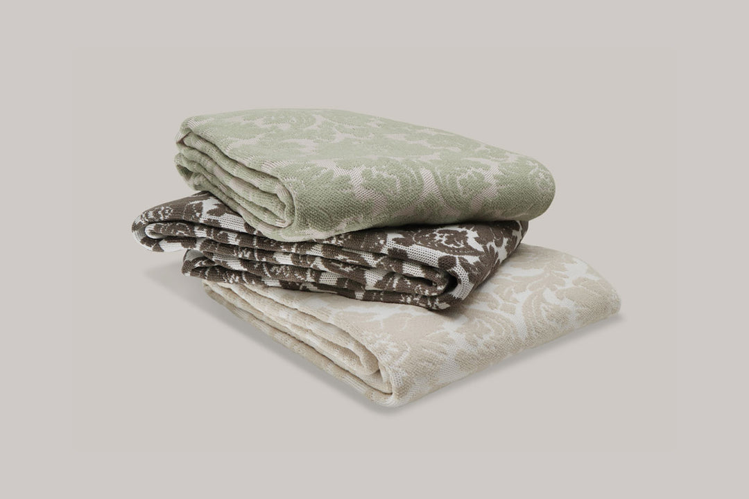 Damask Knit Blanket – The Comphy Company