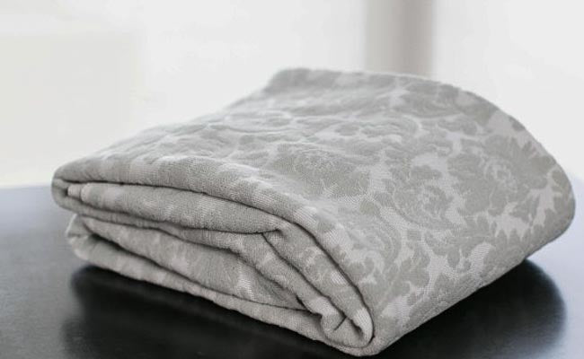 French Damask Ivory/Tea Green