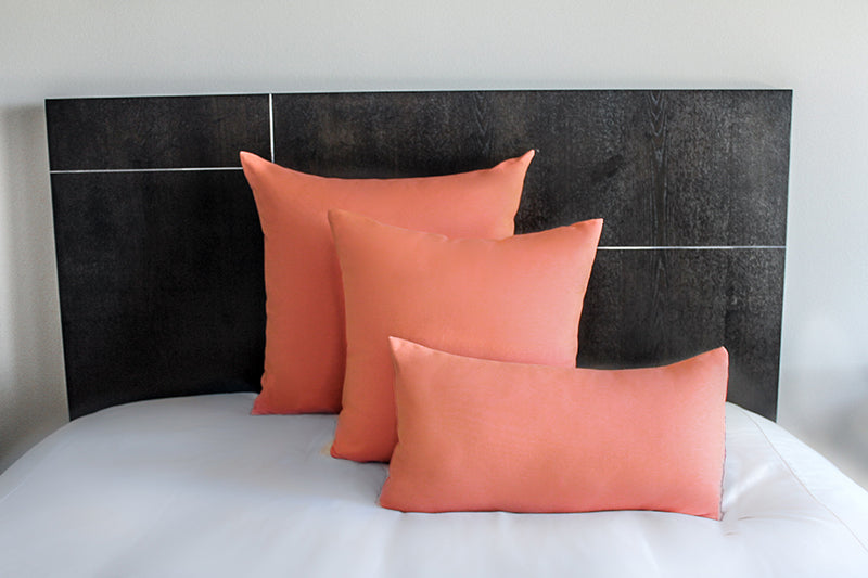 Sunbright Coral Pillow Cover