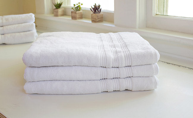 White Bamboo Towels