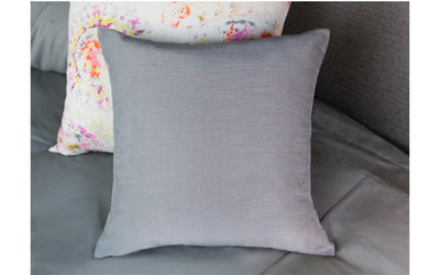 Grey Shantung 18" x 18"