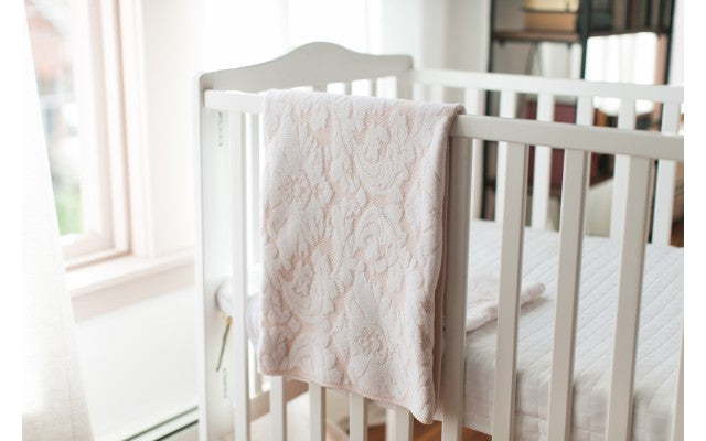 French Damask Pink/White