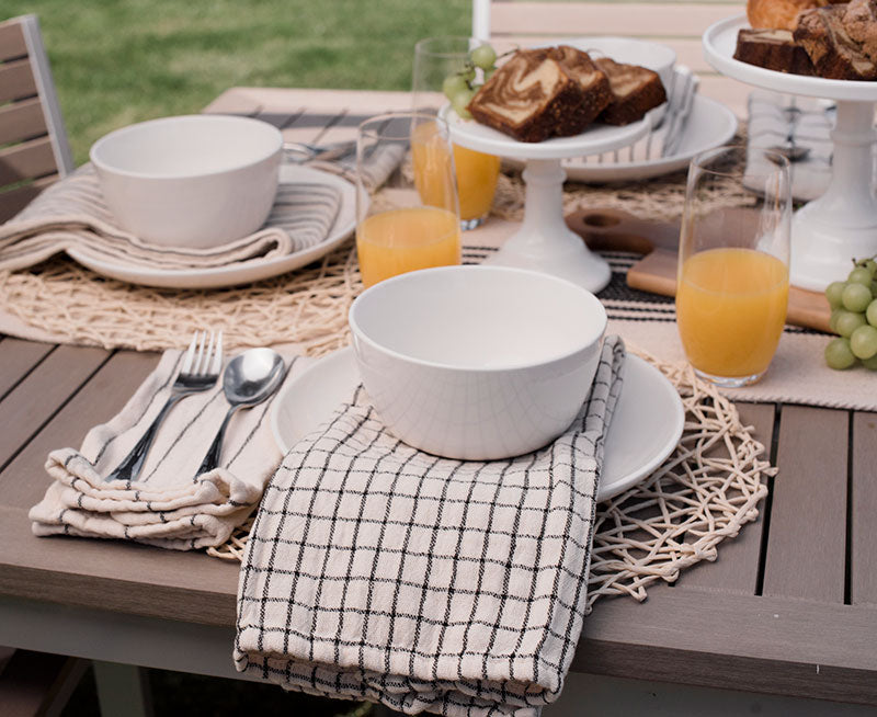 Fine Line Tea Towel Set