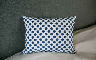 Posie Dot Navy 12" x 16"